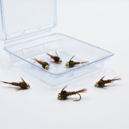 Rainy's Flies - BH Pheasant Tail - 6-Pack