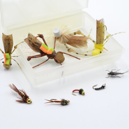 Rainy's Flies - Favorite Hopper/Dropper Fly Assortment - 9-Pack