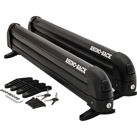 Rhino-Rack - Ski and Snowboard Carrier - 4 Skis or 2 Snowboards