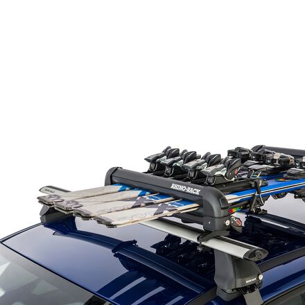 Rhino-Rack - Ski and Snowboard Carrier - 4 Skis or 2 Snowboards