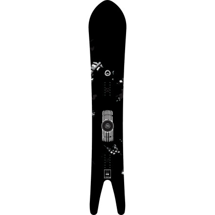 Rome Notch Swallow Tail Snowboard - Snowboard 