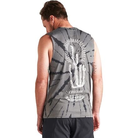 Roark Revival - Mathis Knit Freedom & Chaos Cut-Off Tank Top - Men's - Charcoal