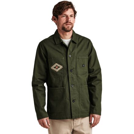 Roark - Atlas Chore Embroidered Jacket - Men's - Dark Military
