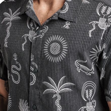Roark Men's Bless Up Trail Mechanical Stretch Button-Up Shirt - Short Sleeve Outdoor Wear