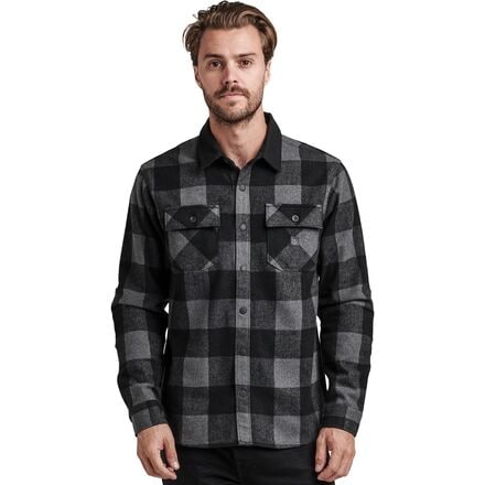 Roark - Nordsman Long-Sleeve Flannel Shirt - Men's - Charcoal Plaid