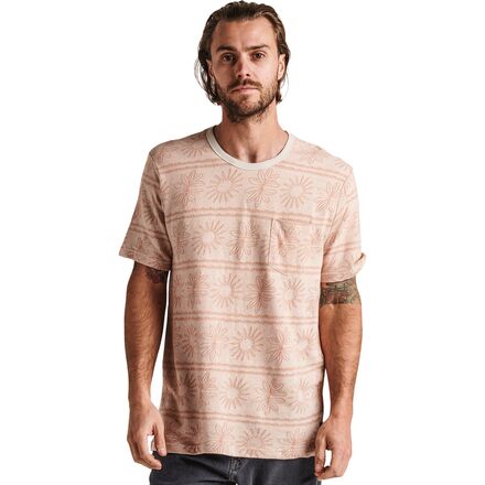 Roark - Well Worn Sandbar Jacquard T-Shirt - Men's - Bone