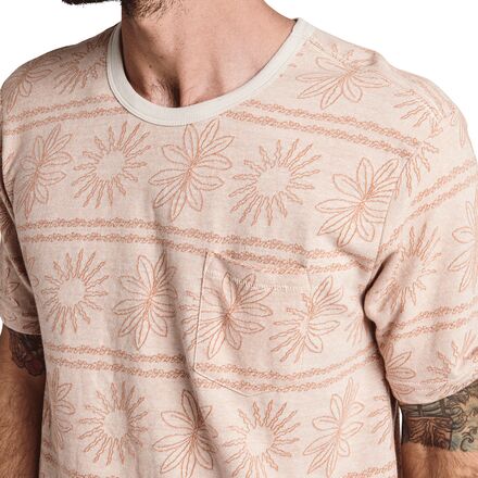 Roark - Well Worn Sandbar Jacquard T-Shirt - Men's