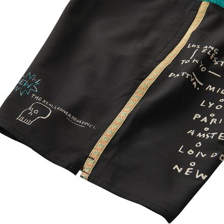 Roark - Chiller 17in Mixtape Basquiat Board Short - Men's