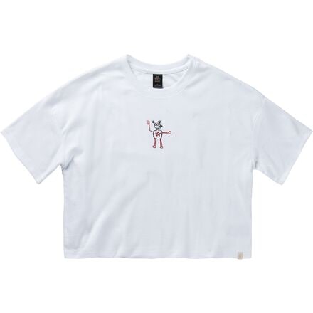 Roark - Bear Icon T-Shirt Basquiat - Women's - White