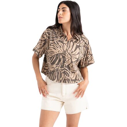 Bless Up Camp Shirt - Women's