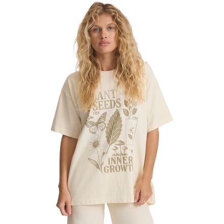 Plant Seeds Oversized T-Shirt - Women's