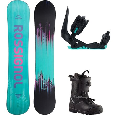 Moonbeam w/ Cutback BOA + Works Snowboard Package - Women's