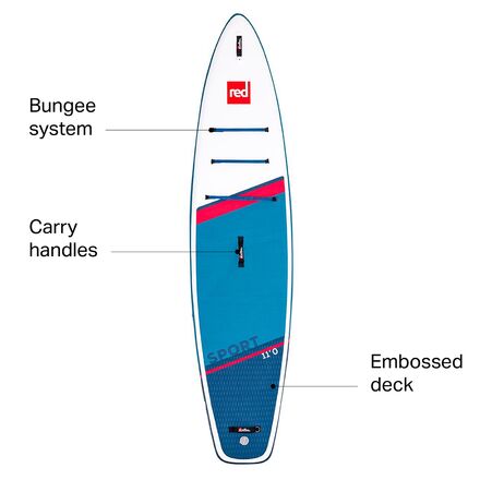 Red Paddle Co. - Sport Inflatable Stand-Up Paddleboard - One Color