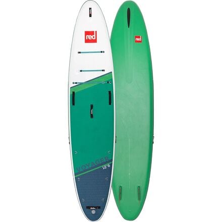 Red Paddle Co. - Voyager Inflatable Stand-Up Paddleboard - 2023 - White/Green