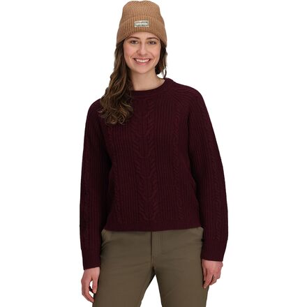 Rockcraft Cable Crew Sweater - Women's