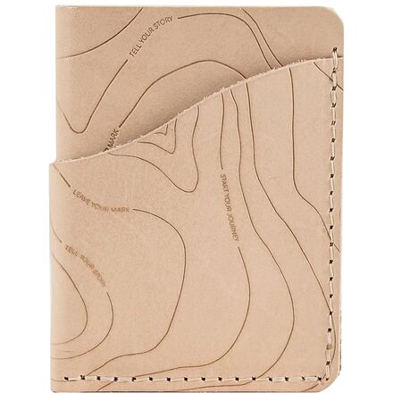 Rustico - Wave Leather Wallet Topo Design
