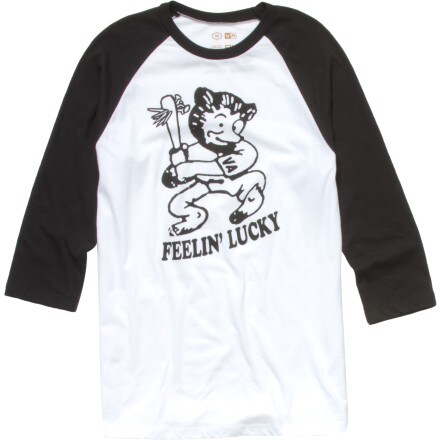 RVCA - Feelin Lucky T-Shirt - 3/4-Sleeve - Men's