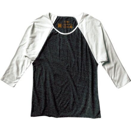 RVCA - Label Charlie Shirt - 3/4-Sleeve - Women's
