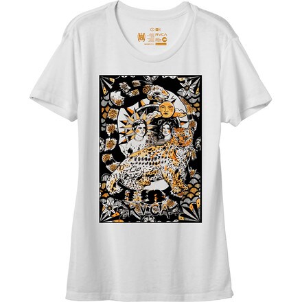 RVCA - Cheetah Cover T-Shirt -Short-Sleeve - Women's