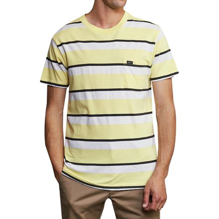RVCA Fjords Stripe T-Shirt - Men's - Clothing