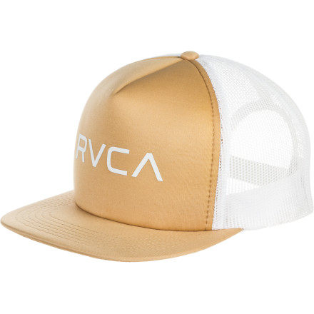 RVCA Cappellino Camionista Curvo Uomo – Baseball Cap Con Visiera Curva E Retro In Rete - 3