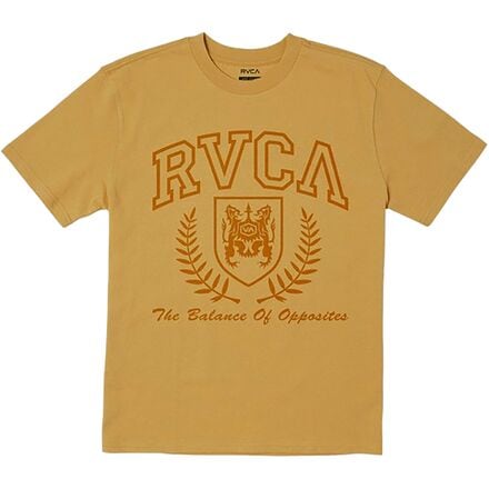RVCA - Tonal Crest T-Shirt - Men's - Honey Mustard