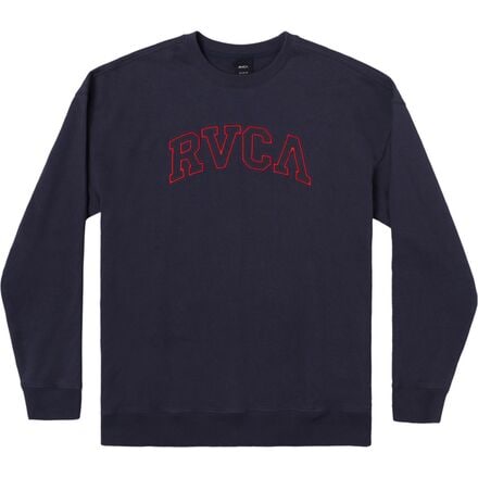 RVCA - Hastings EMB Crew Sweatshirt - Boys' - Moody Blue