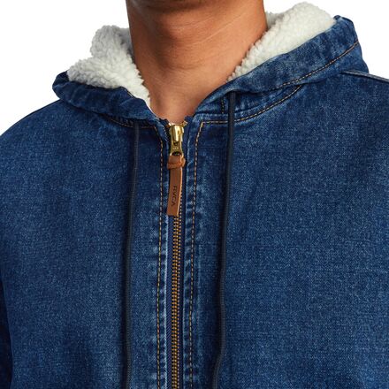 RVCA - Chainmail Denim Hooded Jacket - Men's