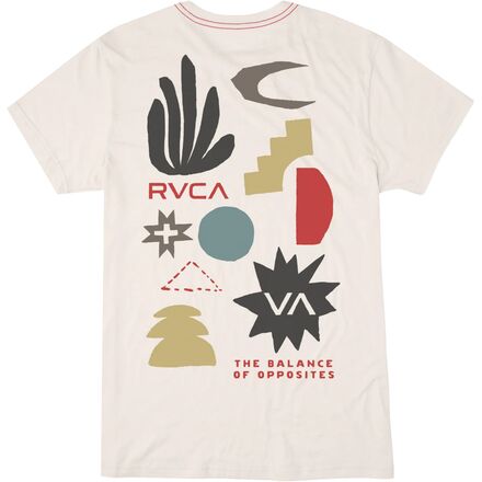 RVCA - Paper Cuts Short-Sleeve Shirt - Men's - Antique White