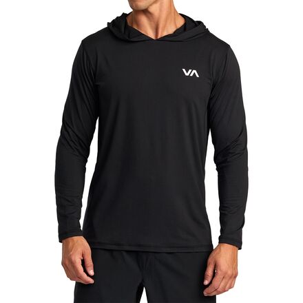 RVCA - Sport Vent Long-Sleeve Hood Top - Men's - Black