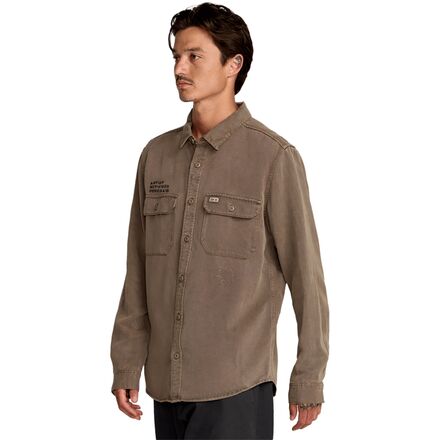 RVCA - Mel G Moon Flower Long-Sleeve Shirt - Men's