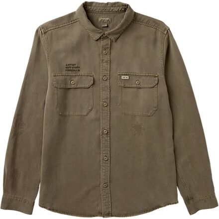 RVCA - Mel G Moon Flower Long-Sleeve Shirt - Men's