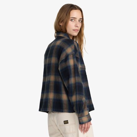 RVCA - Bonito Boxy Flannel Shirt - Women's