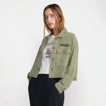 RVCA - Reserve Ls Overshirt - Women's