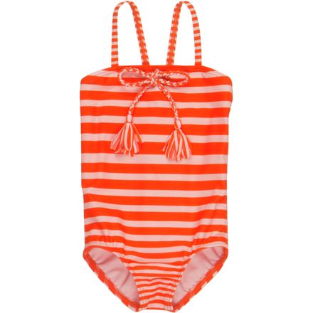 Roxy Girl - All Aboard Striped One-Piece Swimsuit - Toddler Girls'
