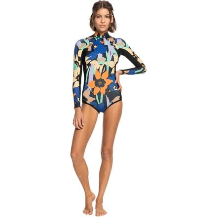Roxy - 1.5 Current Of Cool LS Cheeky Q-Lock Wetsuit - Women's - Anthracite