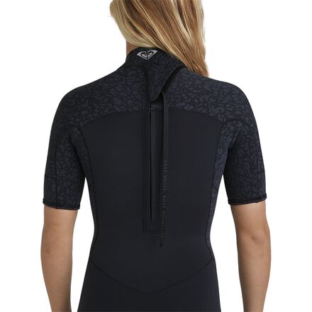 Roxy - 2mm Swell Series Back Zip Short-Sleeve Springsuit - Women's