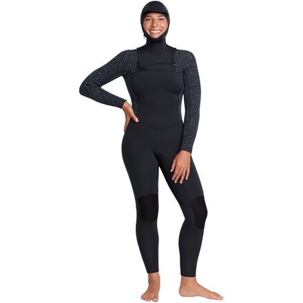 5/4/3mm Swell Series Chest Zip Hooded Wetsuit - Women's