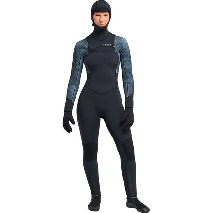 5/4/3mm Swell Series Chest Zip Hooded Wetsuit - Women's
