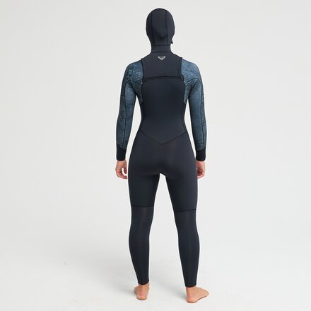 Roxy - 5/4/3mm Swell Series Chest Zip Hooded Wetsuit - Women's