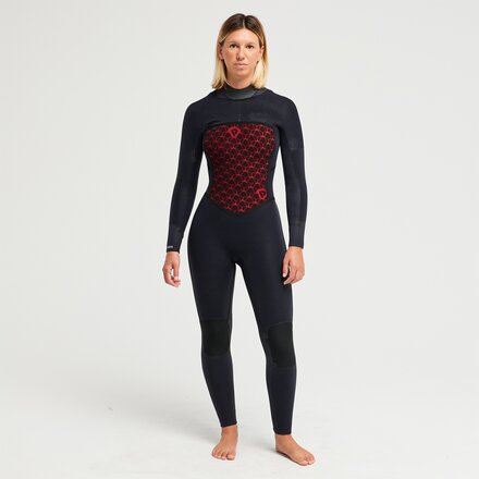 Roxy - 5/4/3mm Swell Series Chest Zip Hooded Wetsuit - Women's