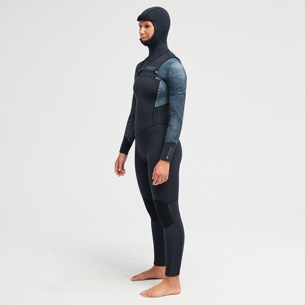Roxy - 5/4/3mm Swell Series Chest Zip Hooded Wetsuit - Women's