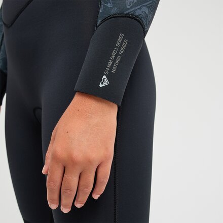 Roxy - 5/4/3mm Swell Series Chest Zip Hooded Wetsuit - Women's