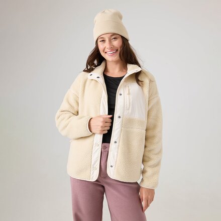 Roxy - Axel Bonded Sherpa Jacket - Women's