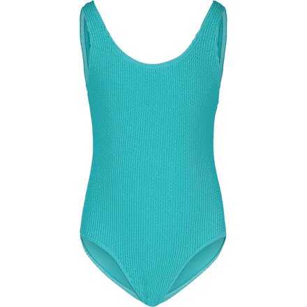 Crinkle Texture One Piece Swimsuit - Girls'