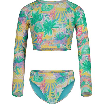 Palm Sun Crop Rg Set - Girls'