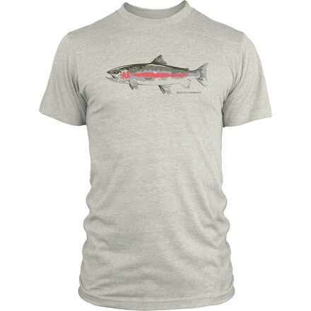 Rep Your Water - Mykiss T-Shirt - Men's - Heather Cement