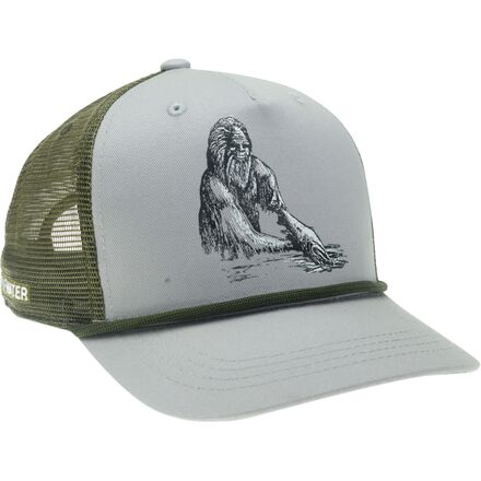 Rep Your Water - Squatch & Release 2.0 Trucker Hat - Light Gray/Green