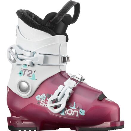 Salomon - T2 RT Girlie Ski Boot - 2022 - Girls' - Rose Violet Transluc