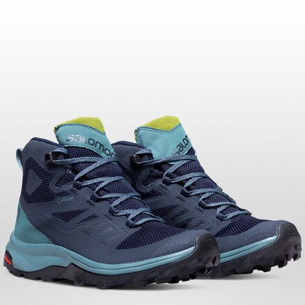 salomon outline mid gtx womens hiking boots